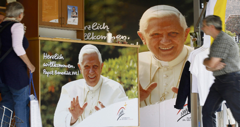 9-POPE-GERMANY-POSTERS