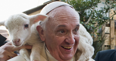 POPE-WITH-LAMB