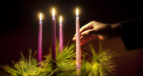 Advent, a season of joyful expectation before Christmas, begins Nov. 29 this year. The Advent wreath, with a candle marking each week of the season, is a traditional symbol of the liturgical period. (CNS photo/Lisa A. Johnston, St. Louis Review)