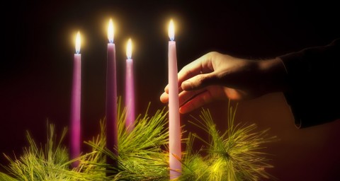Advent, a season of joyful expectation before Christmas, begins Nov. 29 this year. The Advent wreath, with a candle marking each week of the season, is a traditional symbol of the liturgical period. (CNS photo/Lisa A. Johnston, St. Louis Review)