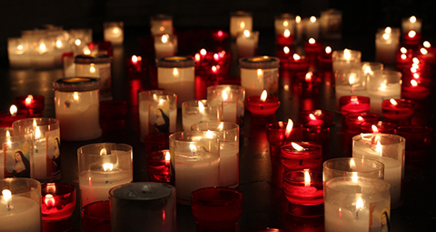 Candle Flame Candles Wax Dark Light Prayer Fire